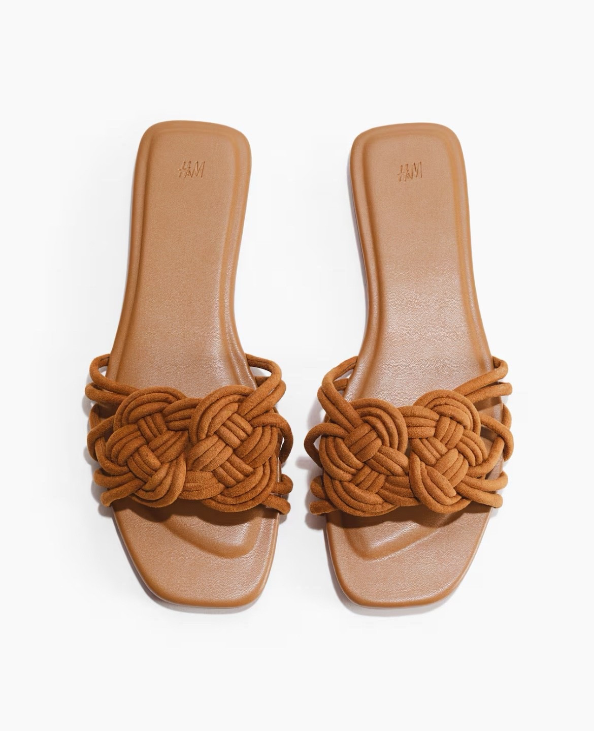 Camel knot detail slide sandals 

#LTKSeasonal