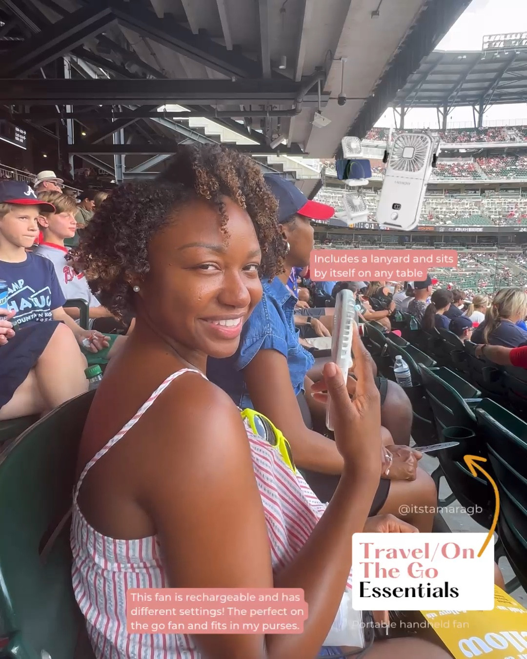 This handheld fan is a total lifesaver, okay! 🌬️💕 It's super compact, fitting easily into even the smallest purses, making it perfect for those unbearable hot days. Trust me, you don’t want to be caught without it. Stay cool no matter where you are—grab this fan and beat the heat, sis! 

#LTKxNSale #LTKSaleAlert #LTKBeauty