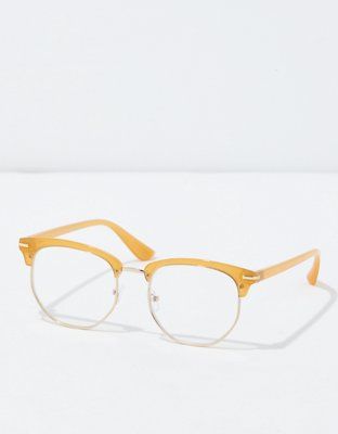 AEO Mustard Blue Light Glasses | American Eagle Outfitters (US & CA)