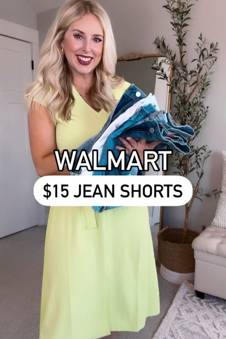 Instagram reel, Walmart try on, jean shorts, $15 denim shorts, Walmart fashion, Walmart outfit, time and tru, denim shorts 

#LTKstyletip #LTKfindsunder50 #LTKSeasonal