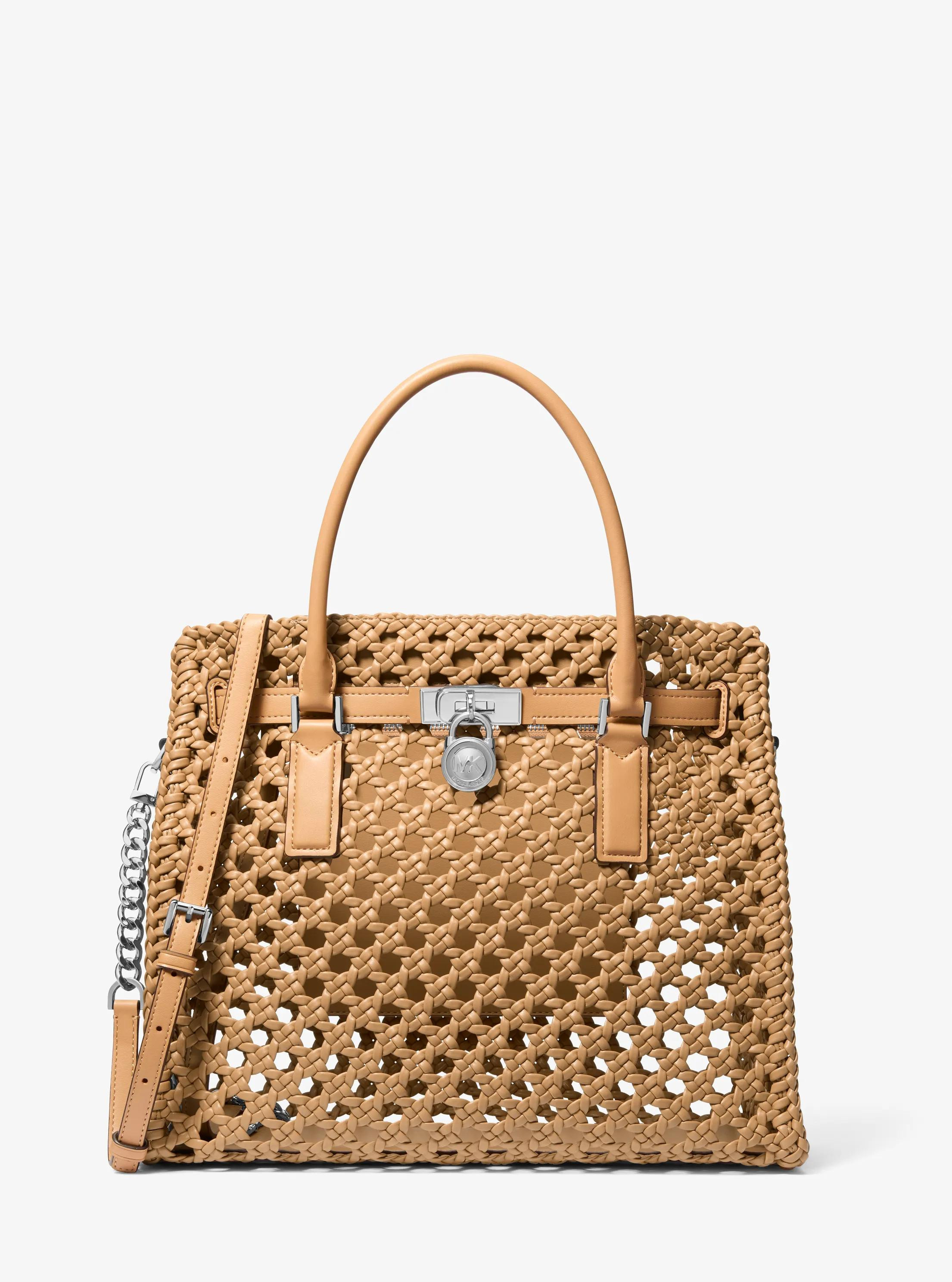 Hamilton Moderne Large Hand-Woven Satchel | Michael Kors US
