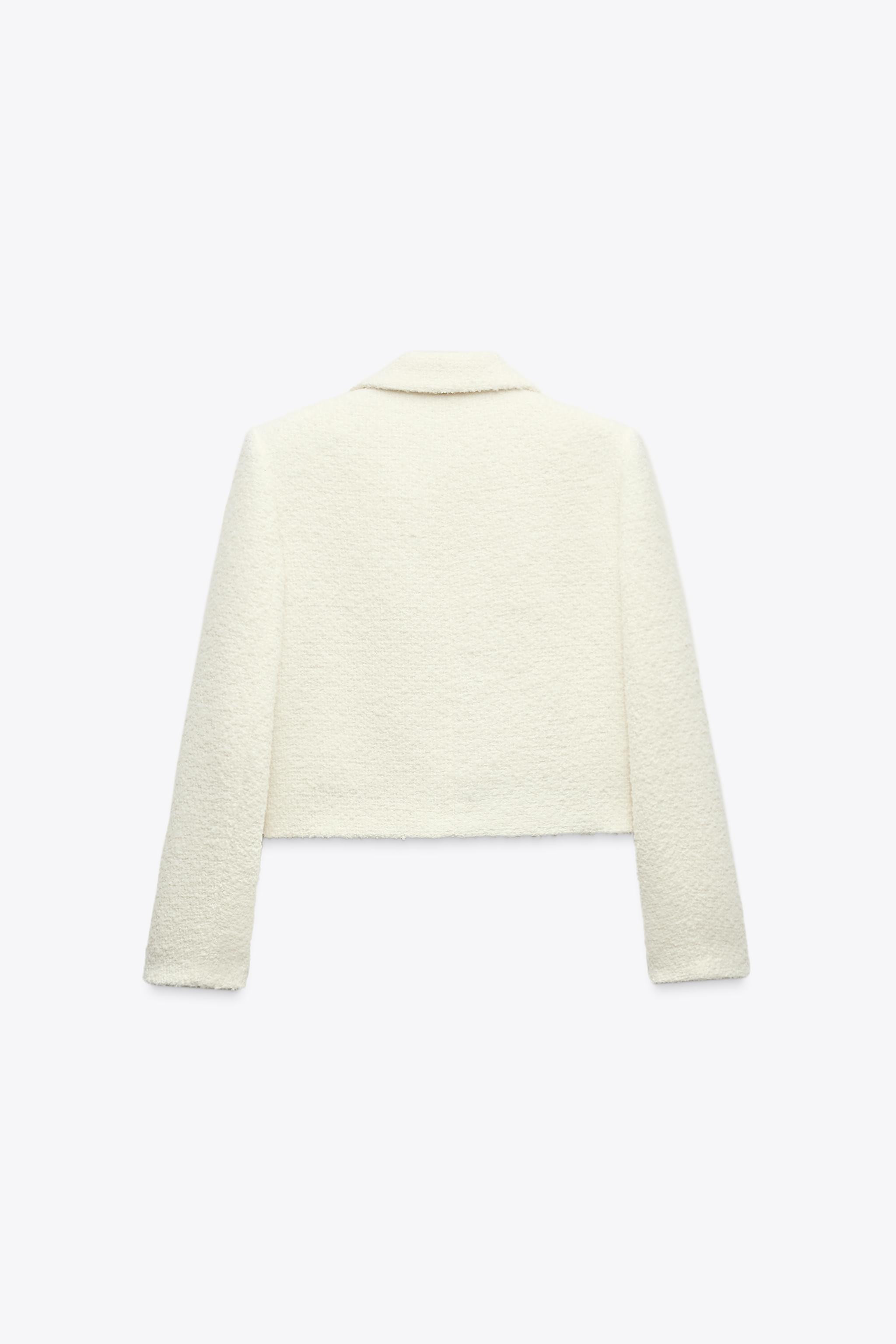 SHORT BOUCLÉ JACKET | Zara US