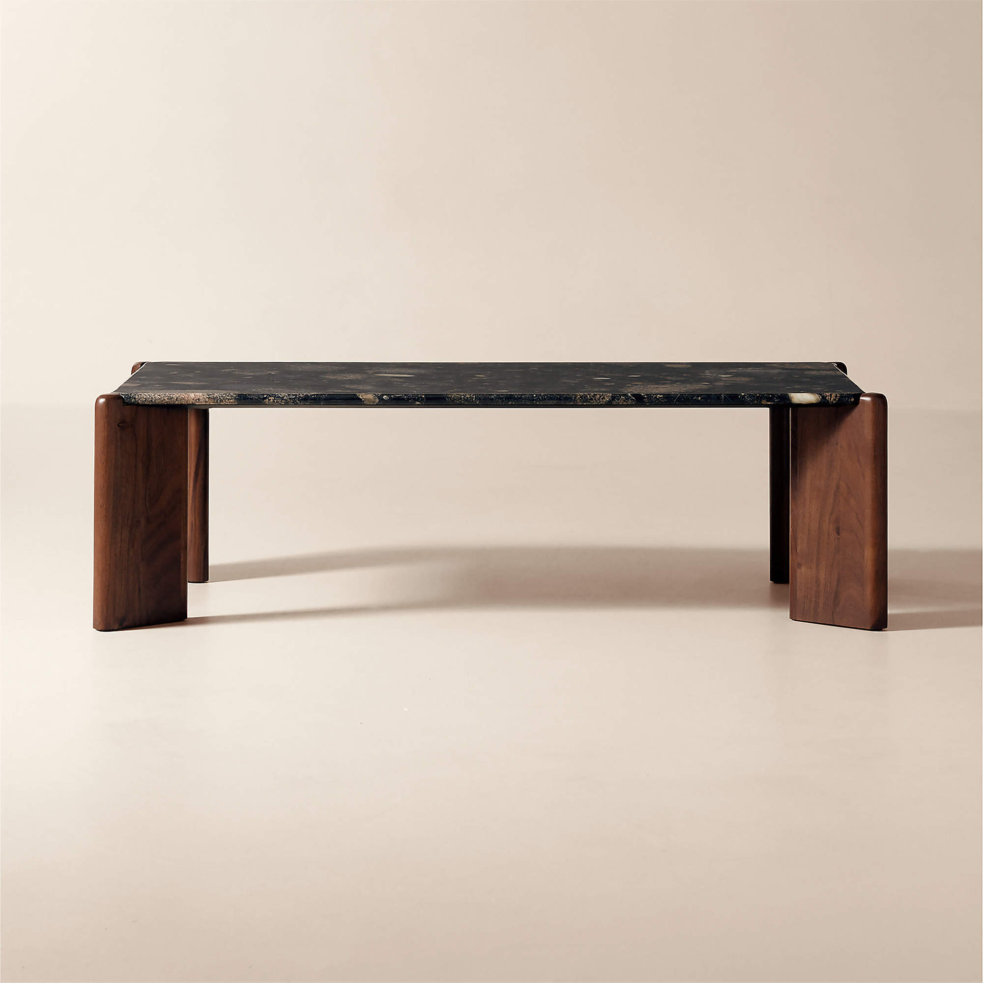 Santoro 53" Rectangular Green Agate Coffee Table + Reviews | CB2 | CB2