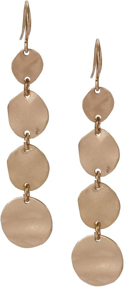 4 Disc Earring in Gold and Silver for Women | Amazon (US)