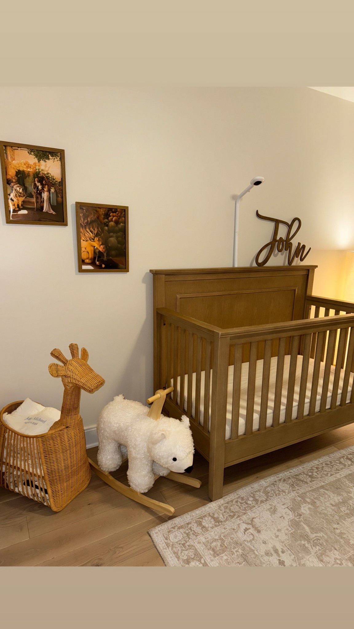 Some wood wall frames for a little color in the nursery 🦁

Thinking to add smaller photos to these frames and replace the matting borders with an ivory/cream shade (instead of white) — what do we think?!

#LTKKids #LTKBaby #LTKHome