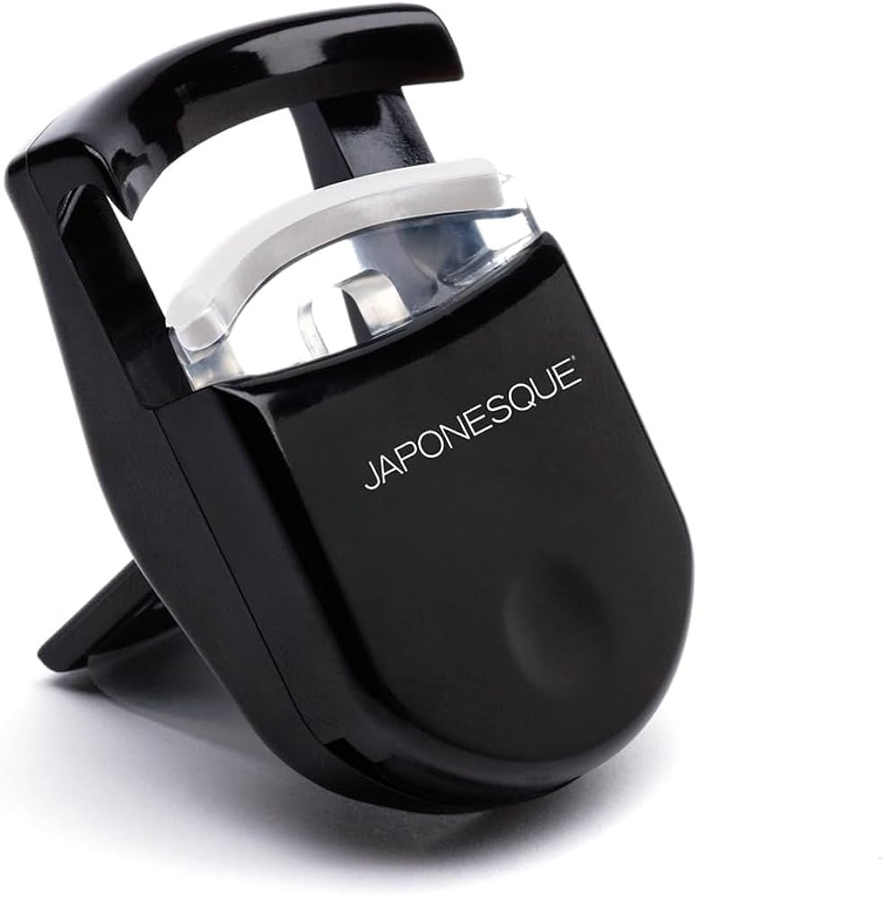 JAPONESQUE Travel Eyelash Curler, Black - Plastic Eyelash Curlers for Travel Makeup - Comes with ... | Amazon (US)