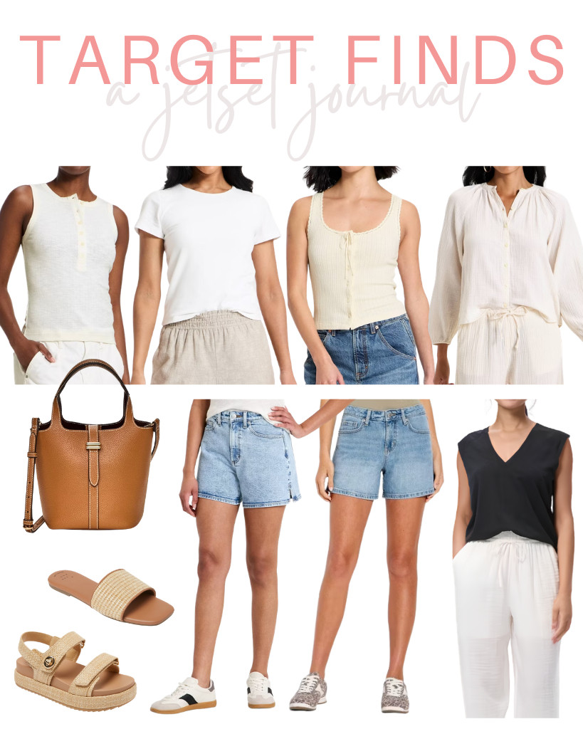 Get ready for this week’s Target finds collection! A lot of great finds are in the list, like this chic long-sleeve gauze blouse and tank tops from Universal Thread. A New Day’s sculpt tee and sandals are also here! People are also grabbing these denim shorts for their casual outfits.

#LTKSeasonal #LTKSaleAlert #LTKTravel
 

 