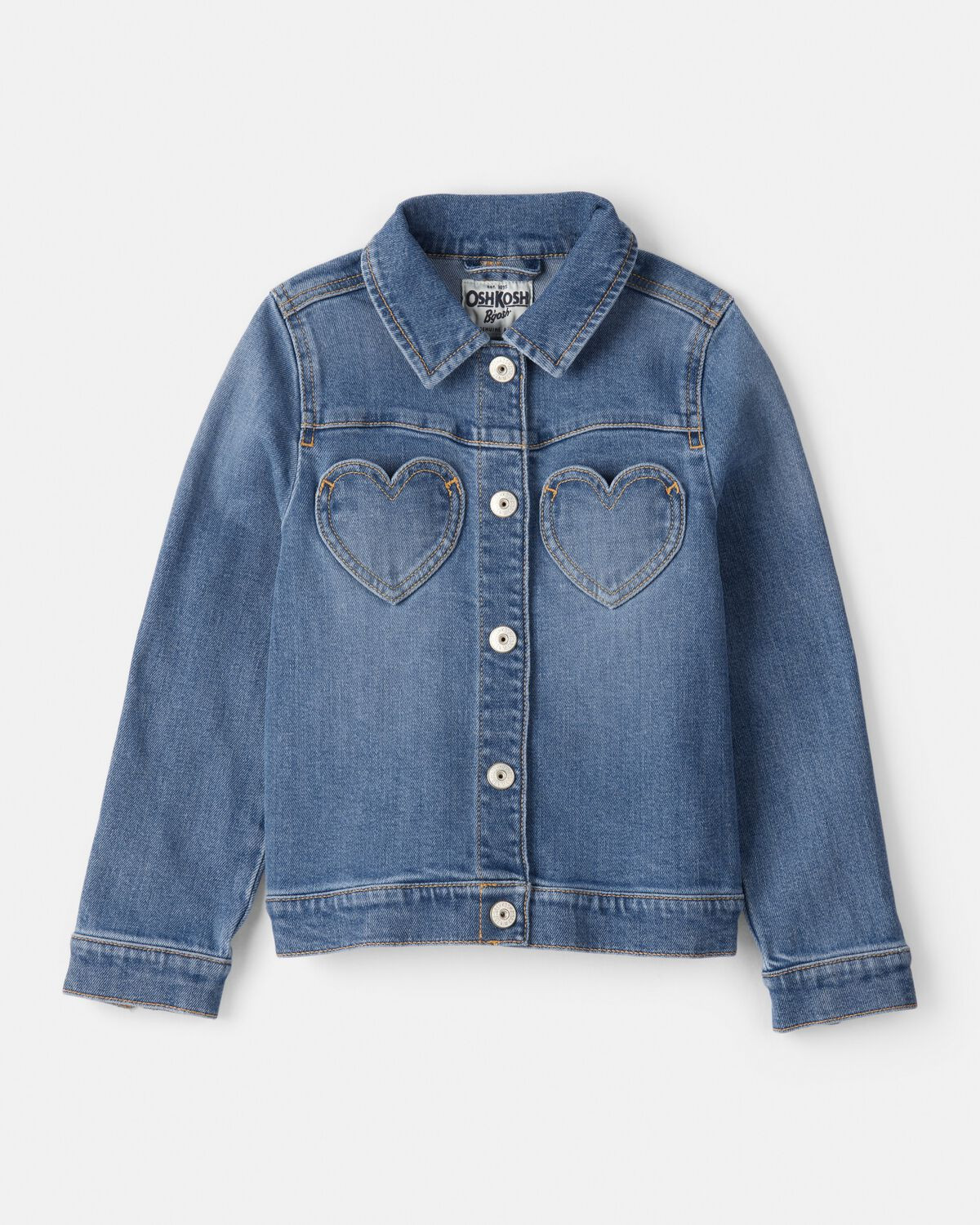 Girls Heart Denim Jacket - Blue - OshKosh B'gosh | Carter's | Carter's Inc