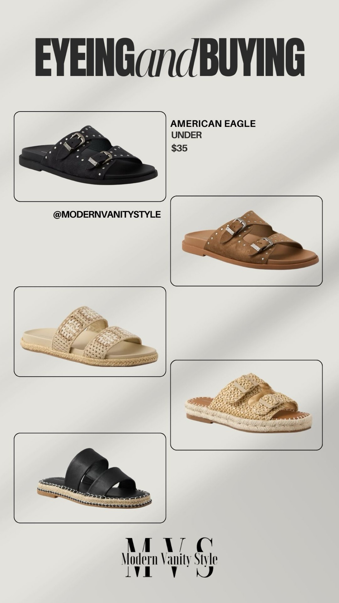 Affordable cute sandals from American Eagle! Love these styles. Perfect for summer vacation 

#LTKSaleAlert #LTKShoeCrush #LTKFindsUnder50