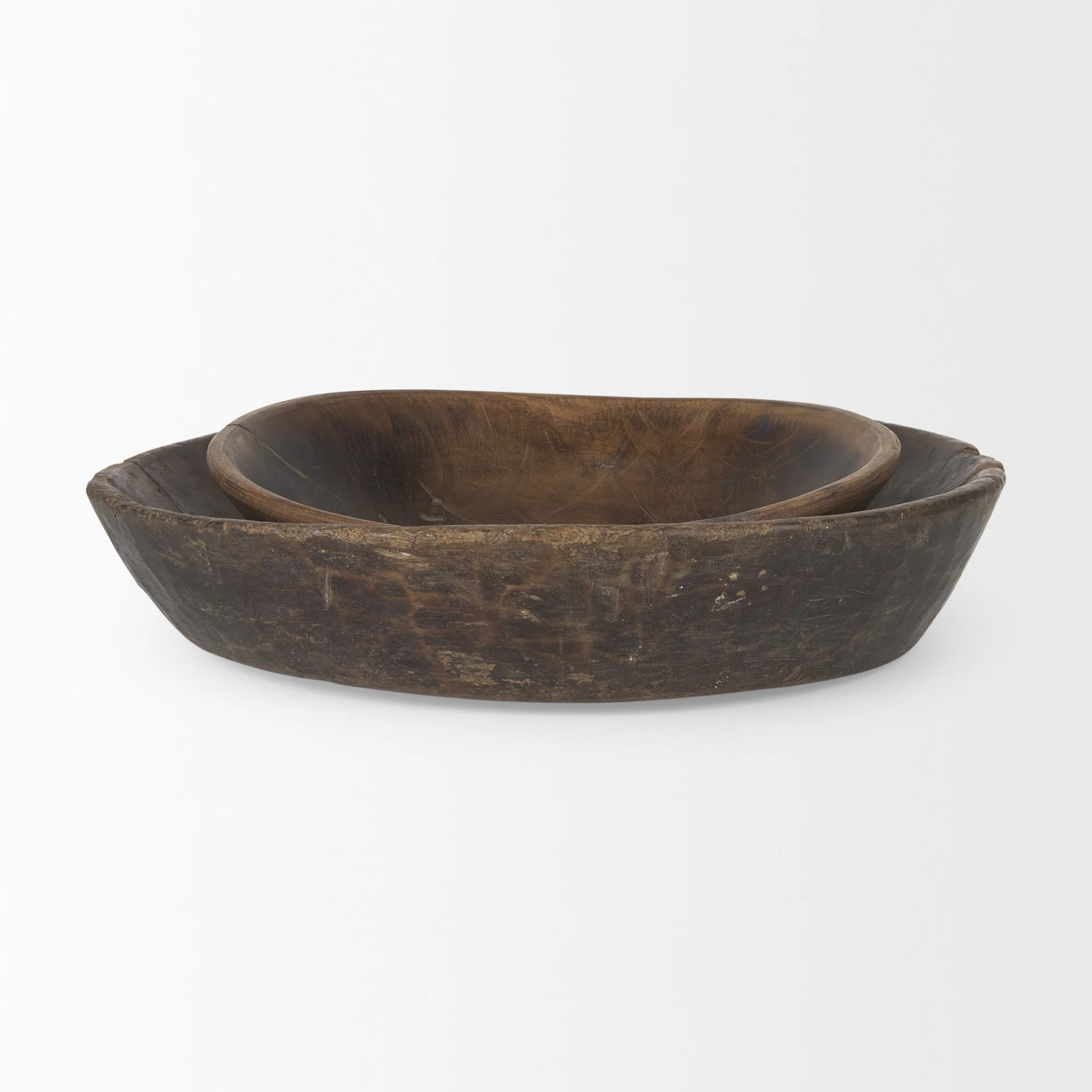 Loon Peak® Kamontae Wood Decorative Bowl - Set of 2 | Wayfair | Wayfair North America