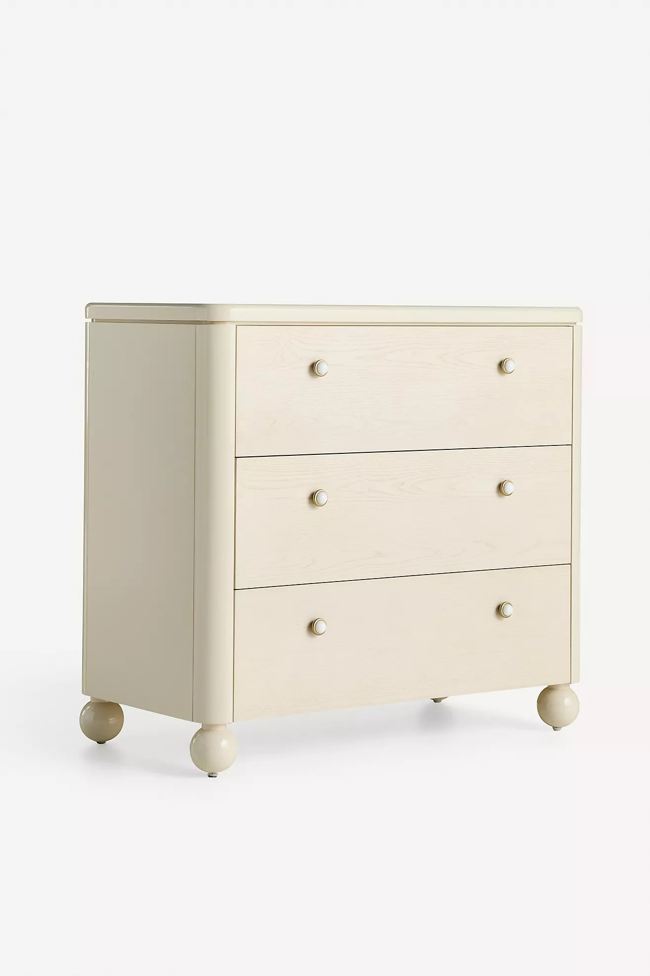 Tasha Lacquer Three-Drawer Dresser | Anthropologie (US)
