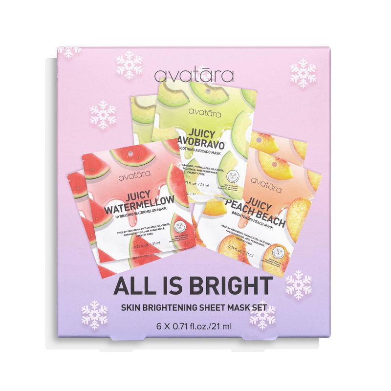 Avatara All Is Bright Moisturizing Hydrating and Brightening Skincare Set - 4.26 fl oz/6ct | Target