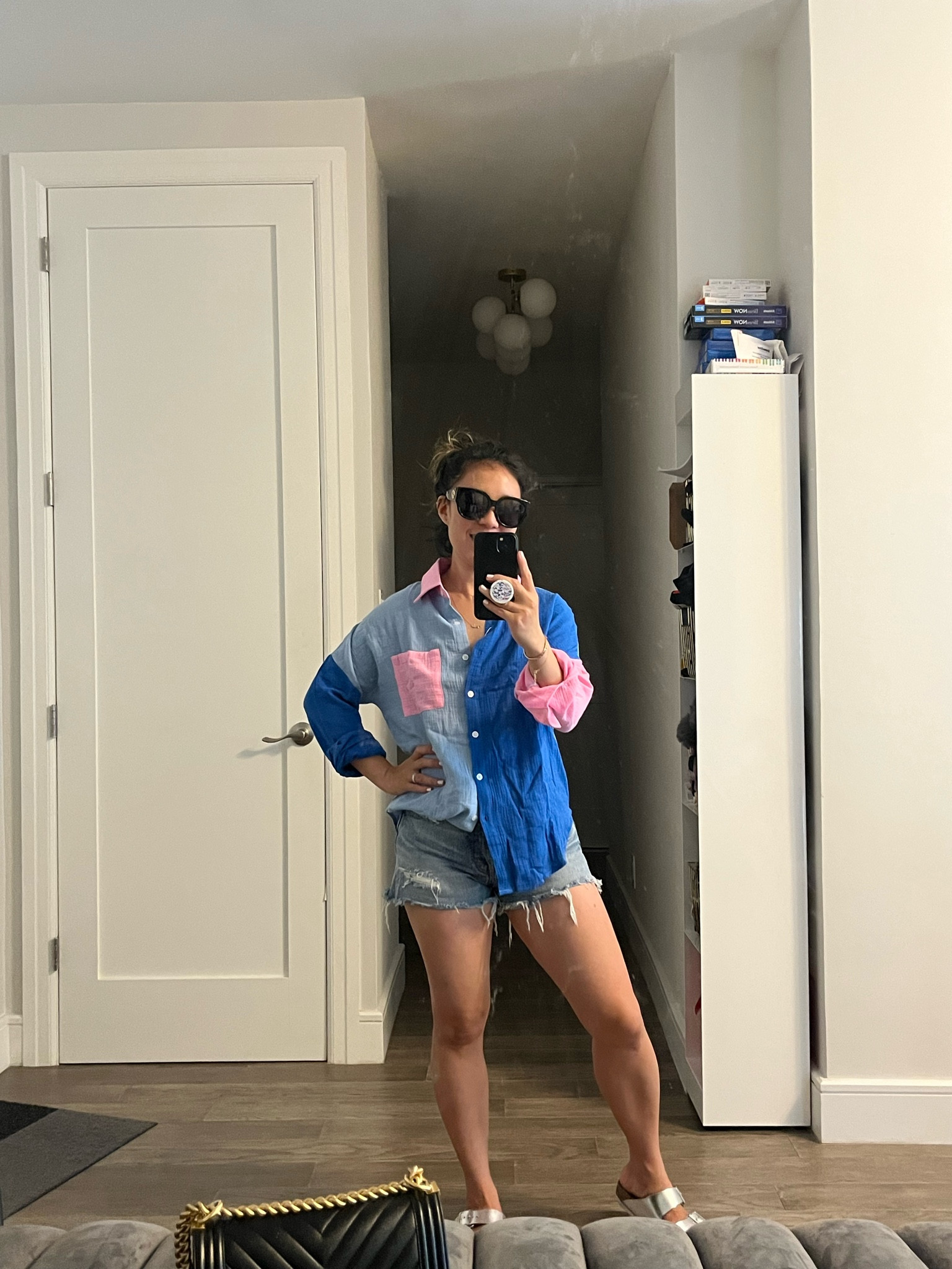 How cute am I? Easy casual outfit. Colorblock shirt. Amazon fashion. Amazon find.

#LTKunder50 #LTKtravel #LTKswim