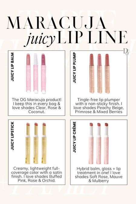 TARTE MARACUJA JUICY LIP COMPARISON // Tarte Friends & Family sale is on! CODE FAM30!!

Trate maracuja, maracuja juicy lip, maracuja juicy lip balm, maracuja juicy lip creme, maracuja juicy lip plump, maracuja juicy lipstick, tarte lipstick, tarte lips, neutral lipstick, lip gloss, lip balm, lip plump

#LTKsalealert #LTKbeauty #LTKunder50