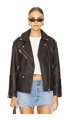 BLANKNYC Moto Jacket in Still Mine from Revolve.com | Revolve Clothing (Global)