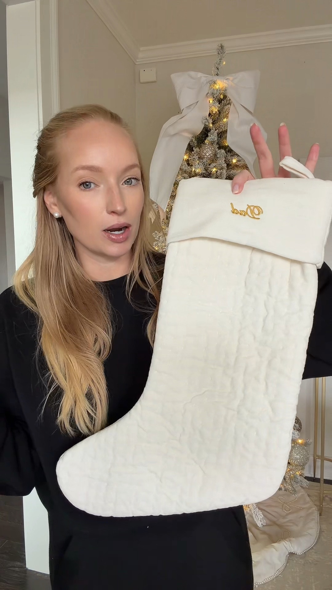 Just got in our new family Christmas stockings! I just with something neutral and classic so they work with our Christmas decor theme for years. I got the medium size! 

#LTKHoliday #LTKHome