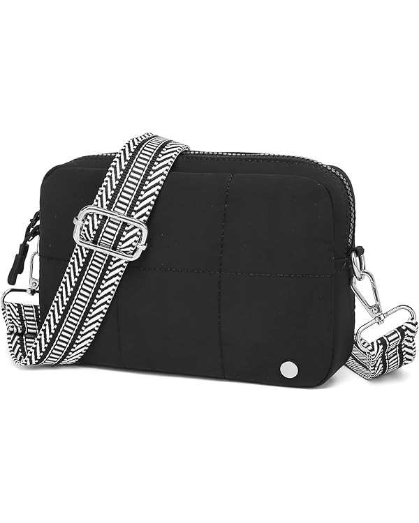 JEEHAN Quilted Crossbody Bags for women Designer Shoulder Handbags Small Purse | Amazon (US)