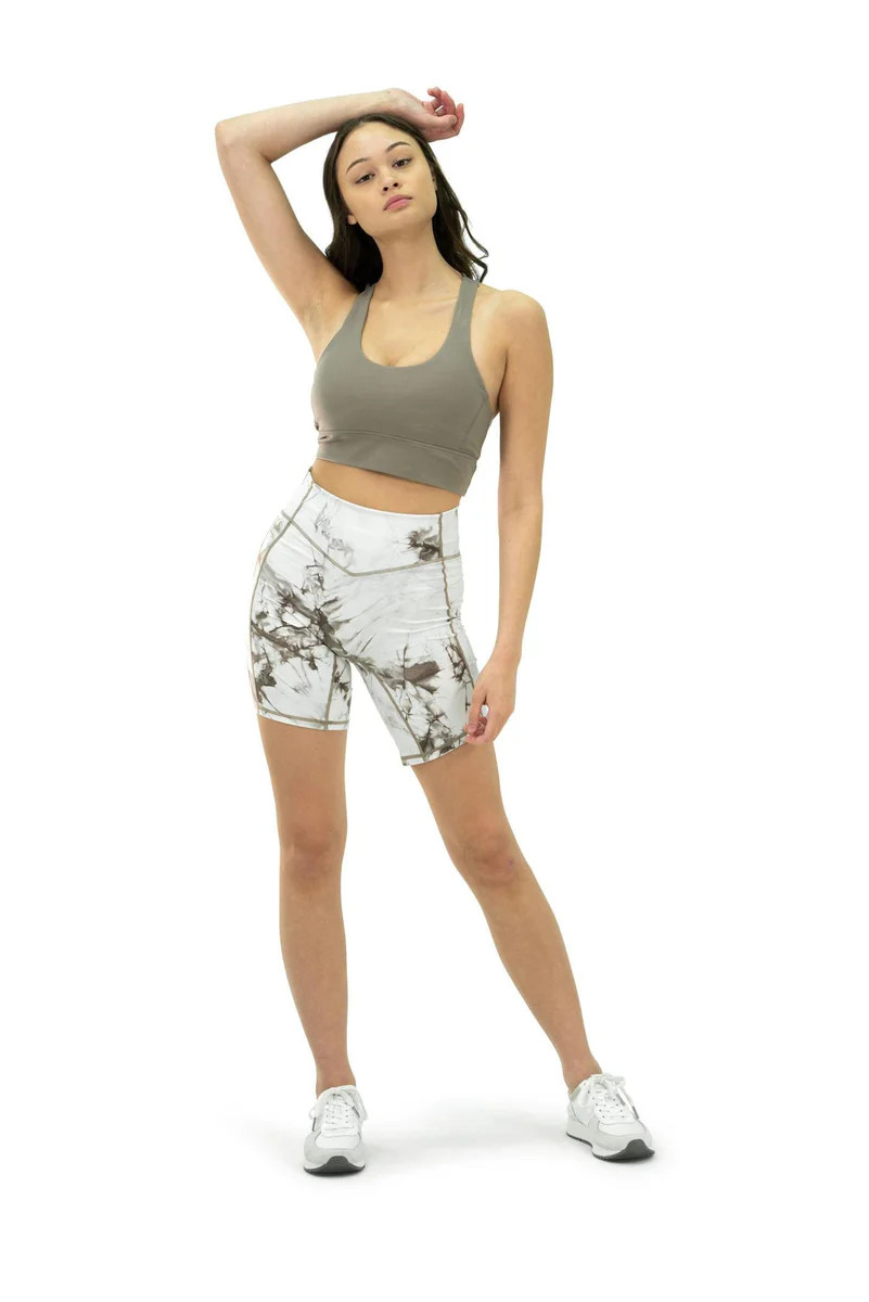 The Rider Short - Tie Dye Sea Salt | Balance Athletica