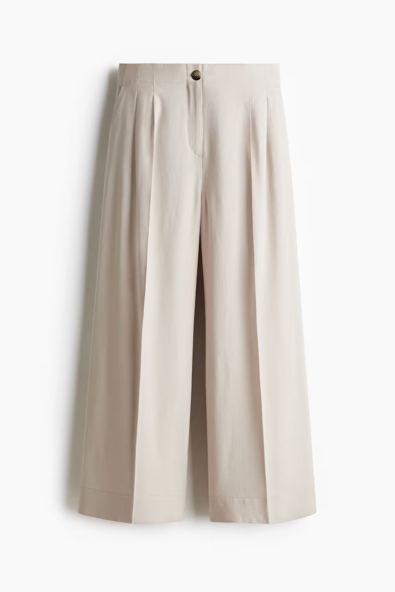 Wide ankle-length trousers | H&M (UK, MY, IN, SG, PH, TW, HK)