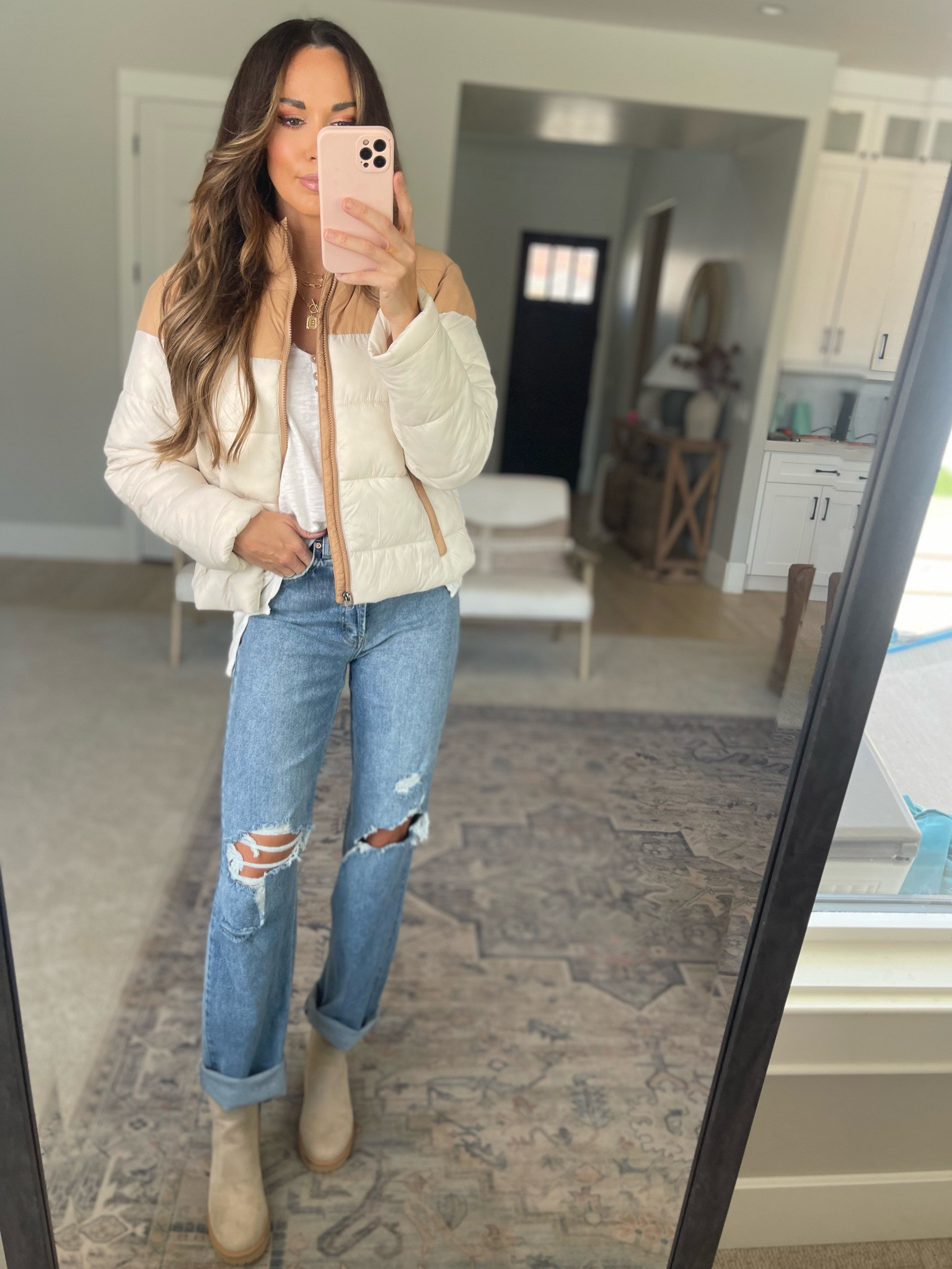 Puffer $15 size small
Jeans restocked size 2 long

#LTKsalealert #LTKstyletip