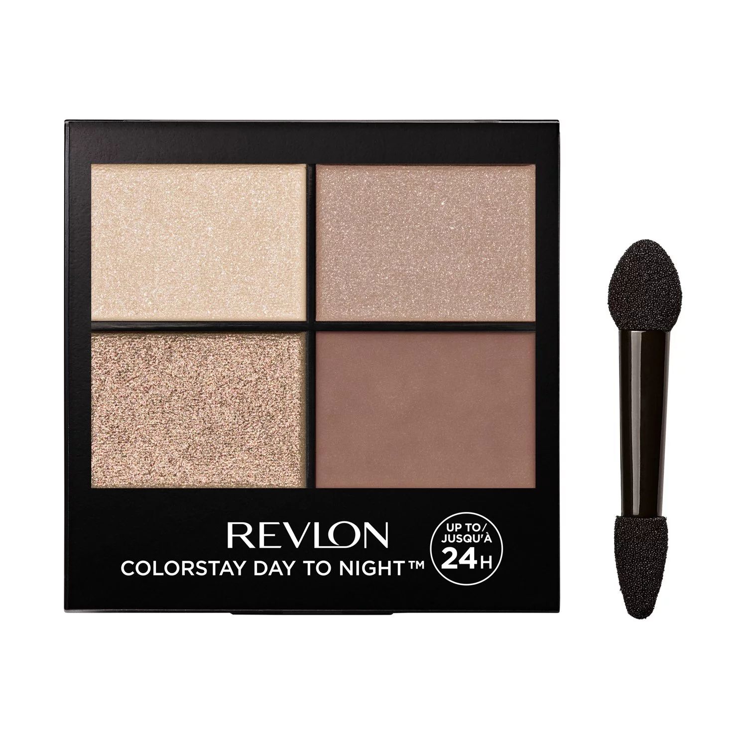 Revlon ColorStay Day to Night Long Lasting Matte and Shimmer Eyeshadow Quad, 500 Addictive - Walm... | Walmart (US)