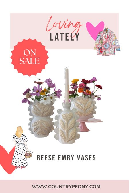 Loving Lately: I am loving these incredible vases by Reese Emry from Anthropologie! They also make the best gifts!

#LTKGiftGuide #LTKhome