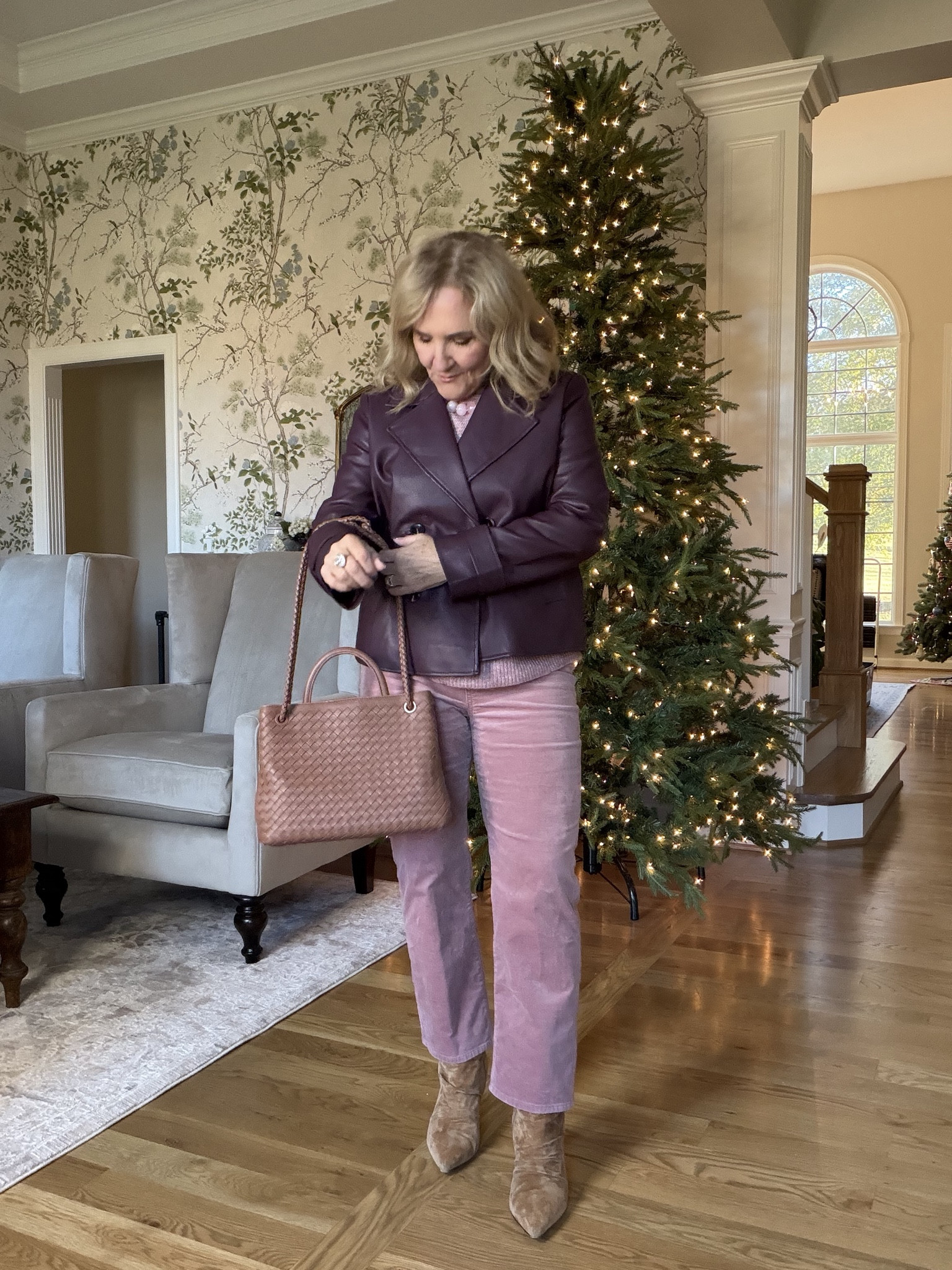 @chicos holiday styles can be easily worn long past December 
30% off sitewide! 
All sizes are 1.0 regular except:
Pink velvet pullon pants size .5 
Black pants size 1.0 petite 
20% off on my jewelry code NANETTE20

#LTKOver40 #LTKHoliday #LTKSaleAlerj 