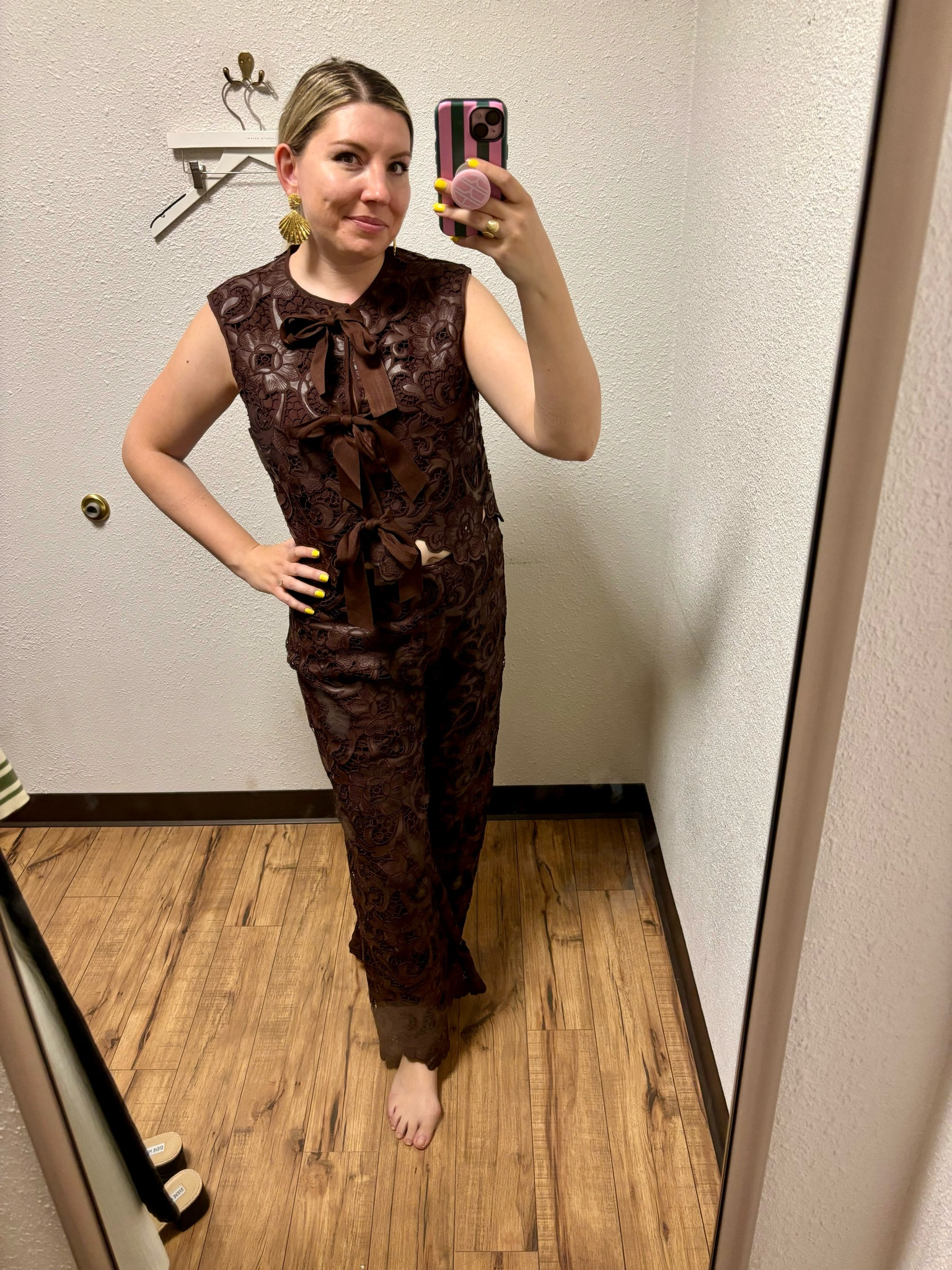 Both of these pieces fit true to size and have really cool leather detailing that doesn’t totally come through in the photo.

#LTKSeasonal #LTKStyleTip #LTKMidsize