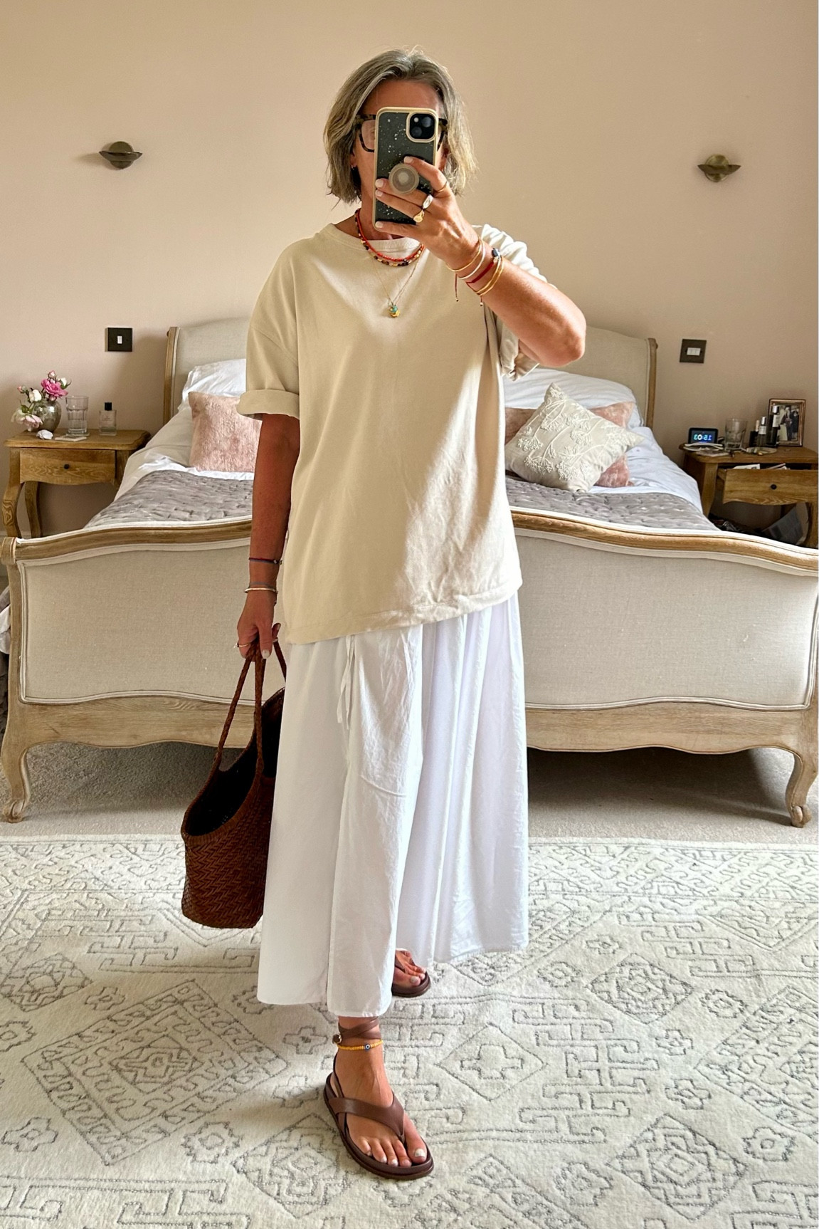 #ootd White skirt styling
Skirt size large 
Tee size large


#LTKstyletip #LTKover50style #LTKmidsize