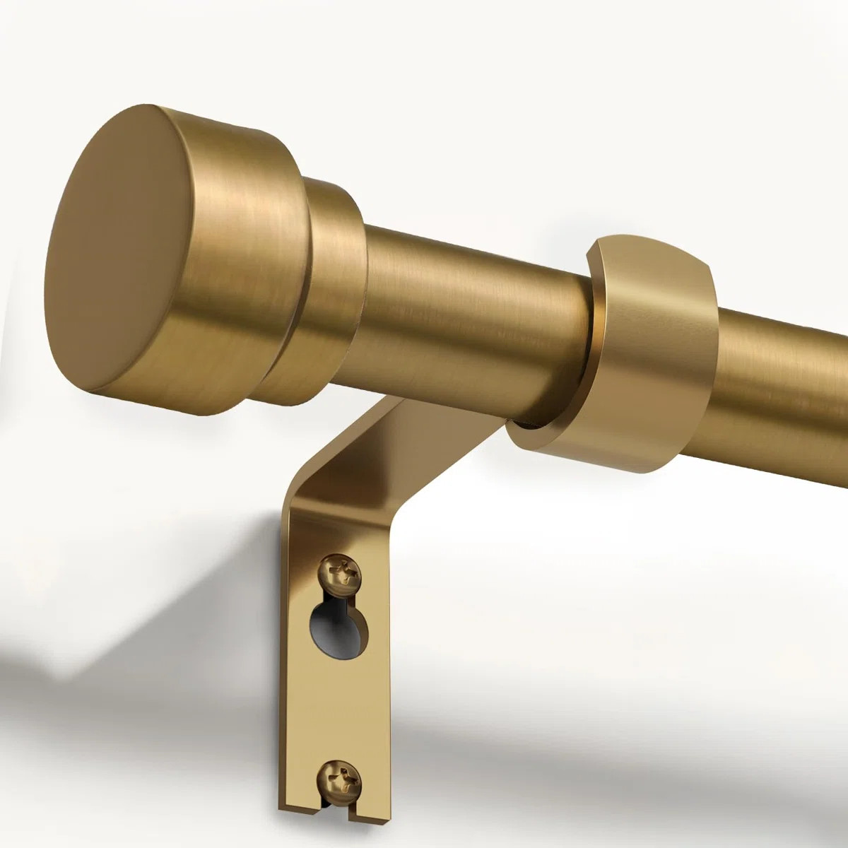 Adjustable Warm Gold Curtain Rods | Wayfair North America