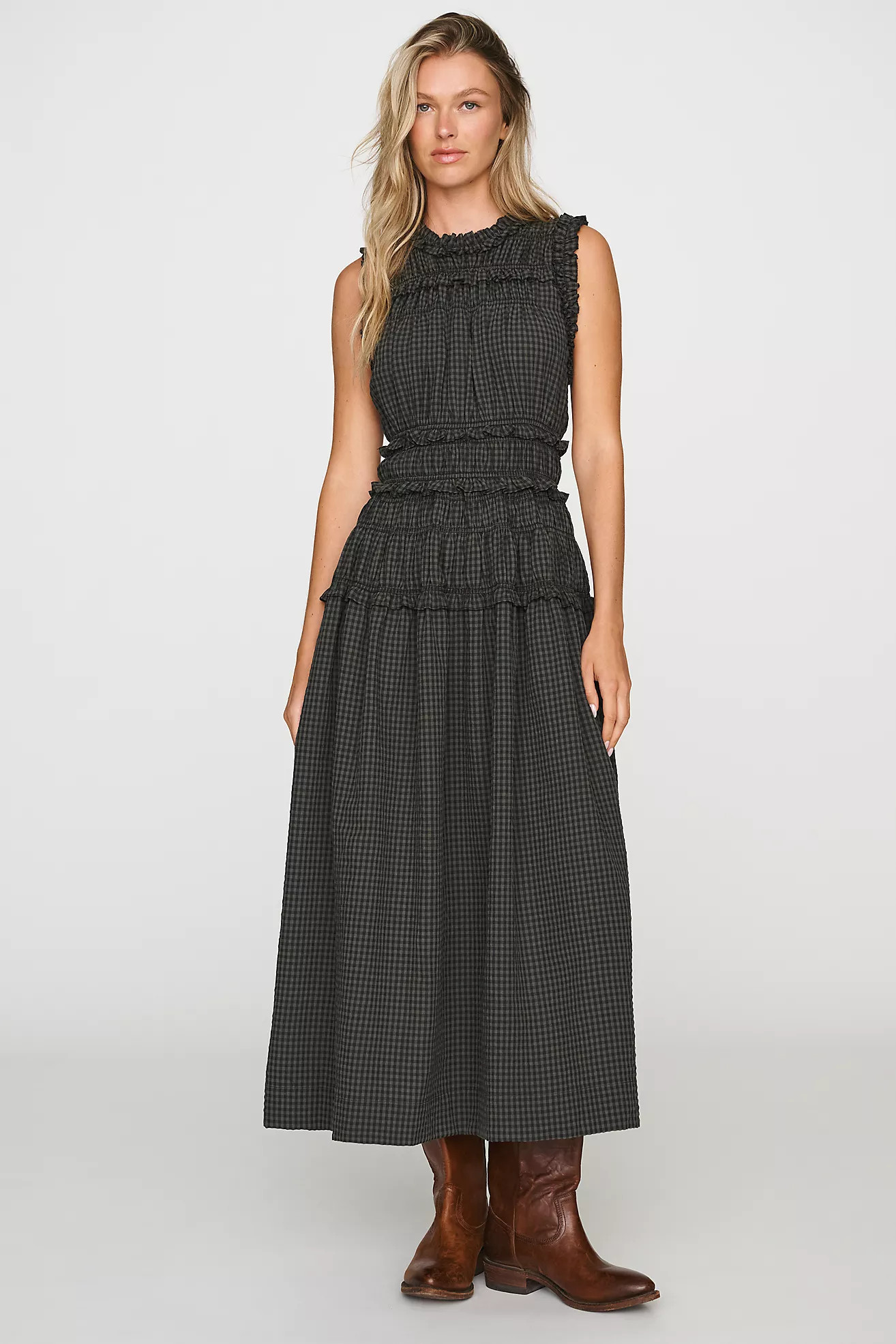 Sleeveless Smocked Maxi Dress | Anthropologie (US)