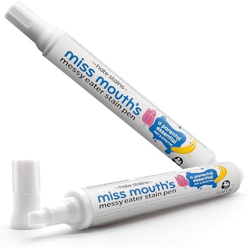 Miss Mouth's Messy Eater Stain Treater Pen - 2 Pack To Go Instant Stain Remover Pen - Newborn & B... | Amazon (US)