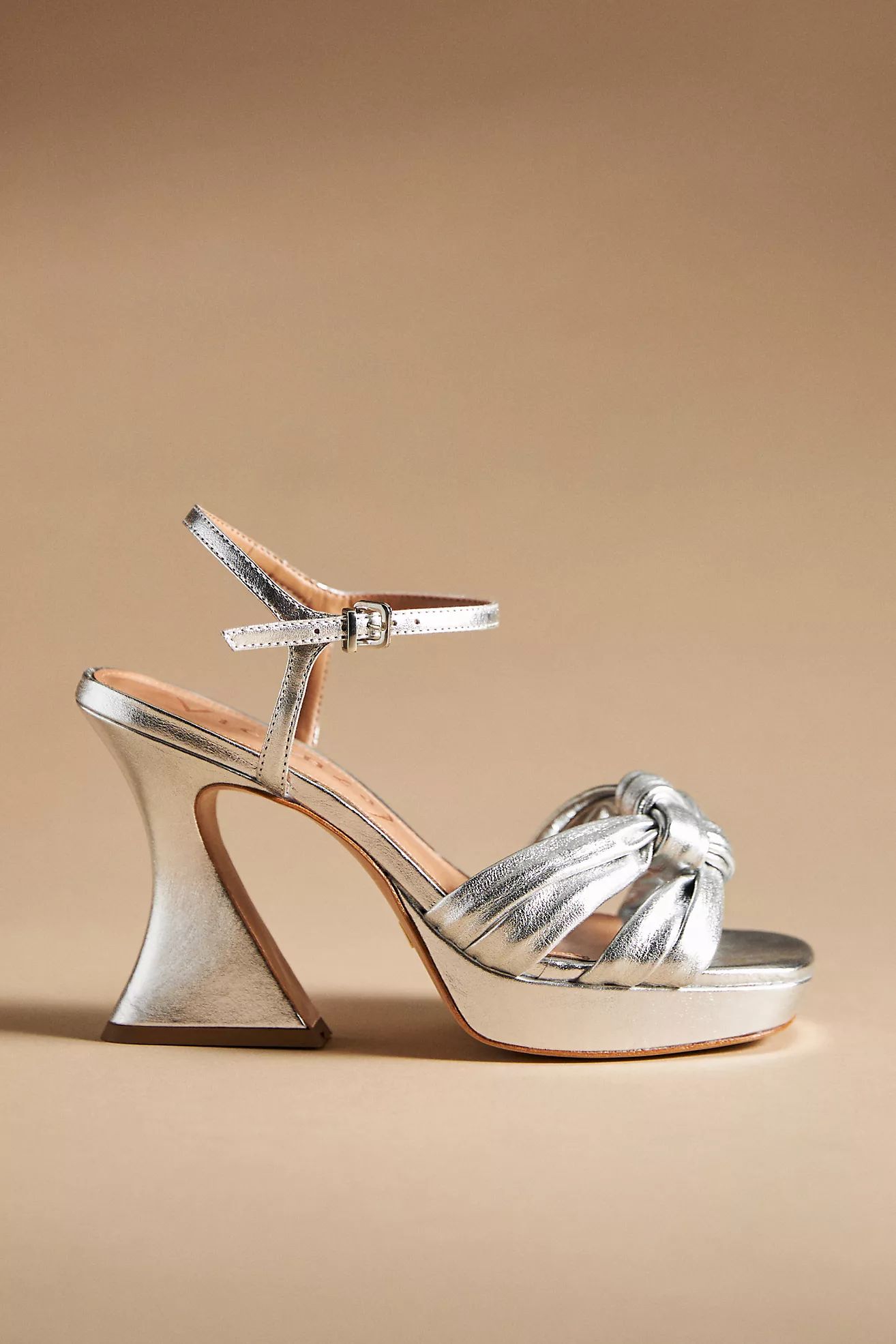 Vicenza Knotted Platform Heels | Anthropologie (US)