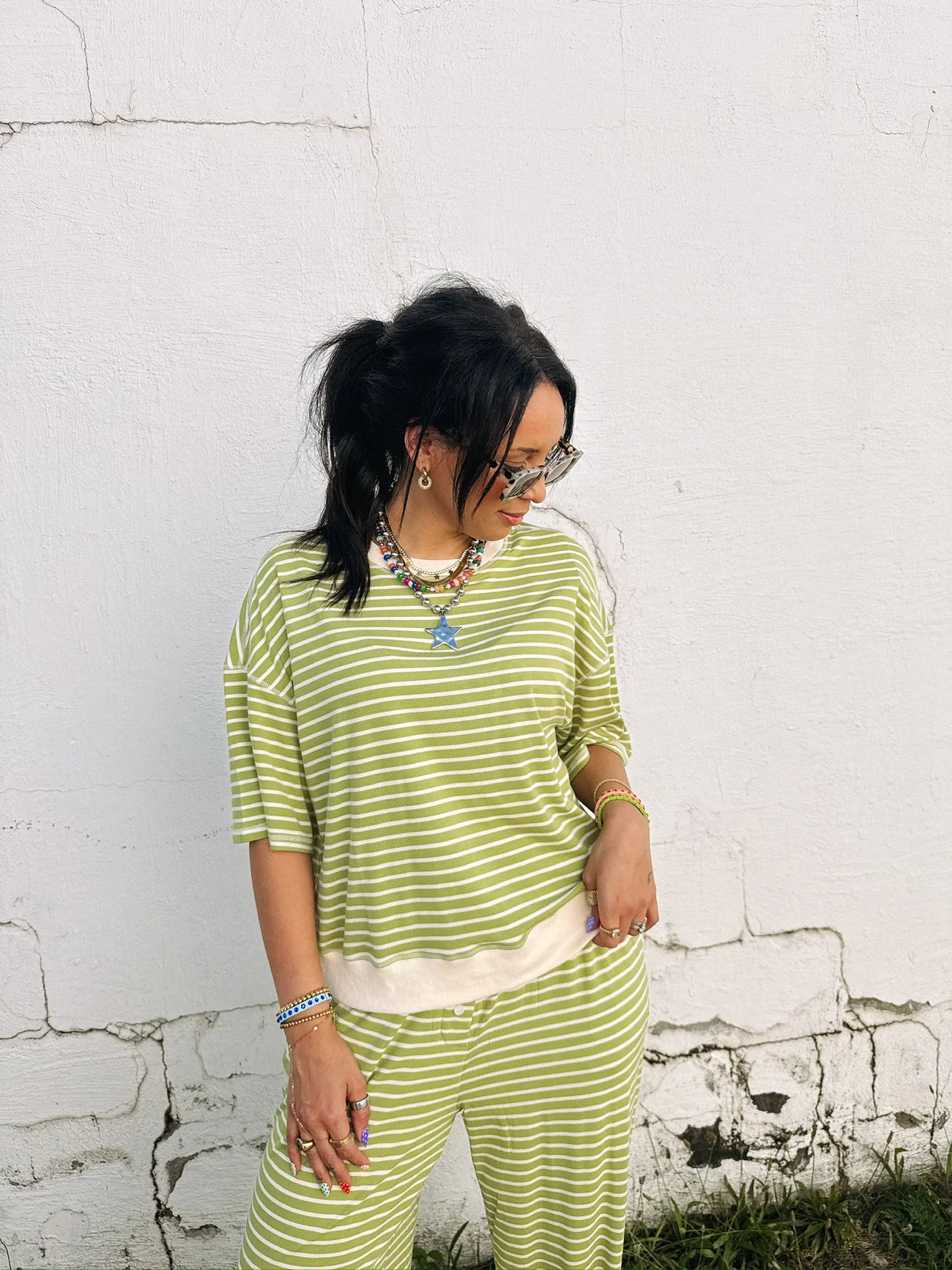 stay in lime top | Etta+East