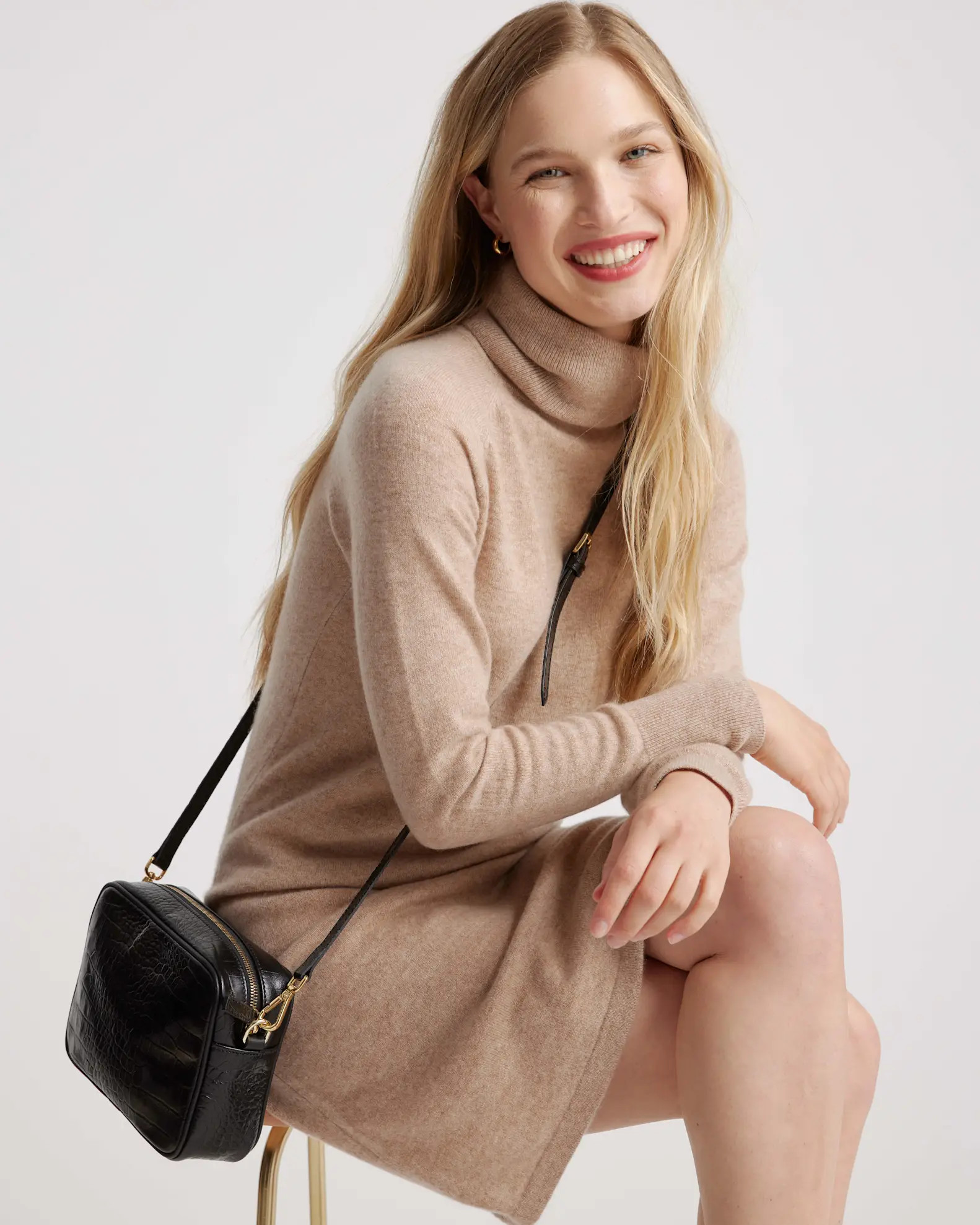 Cashmere Turtleneck Sweater Dress | Quince | Quince