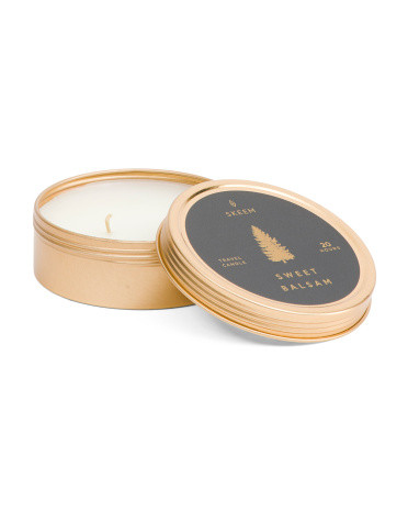 Made In Usa 4oz Sweet Balsam Travel Candle | TJ Maxx