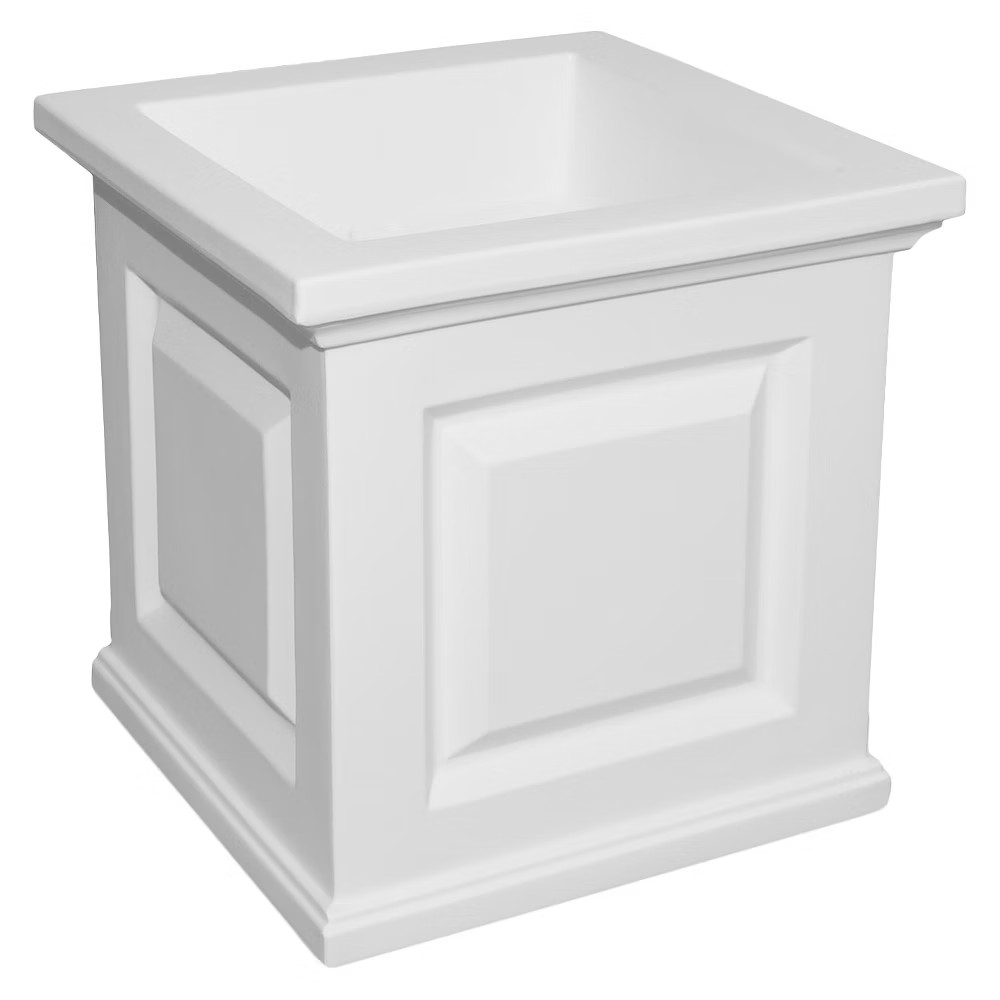 16x16 Nantucket Patio Planter - White - Mayne | Target