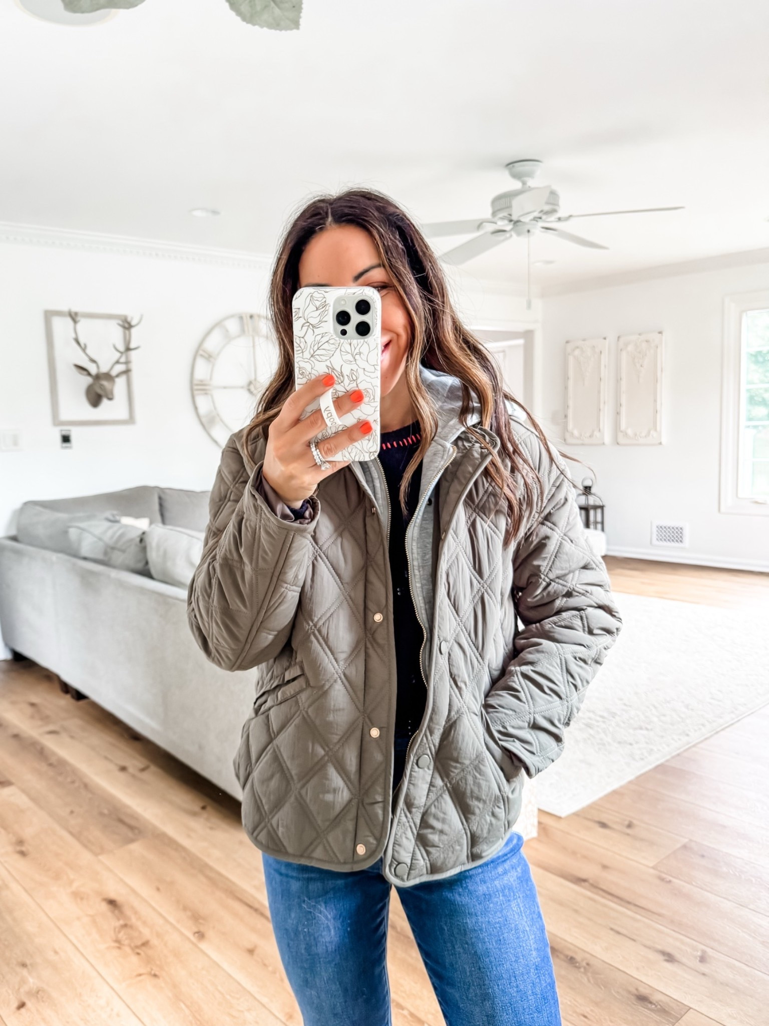 25% off $150+ @socialthreads w/ code FP26. 
Xs fall jacket

#LTKOver40 #LTKSaleAlert