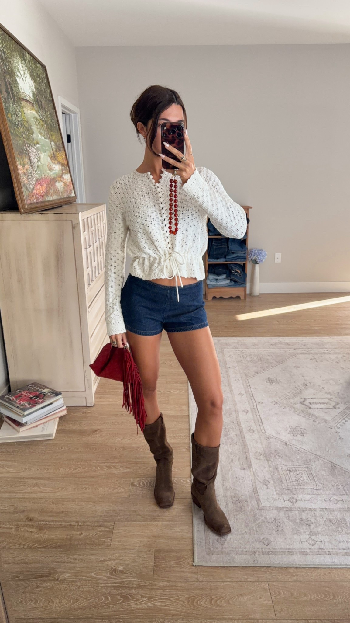 Spring outfit!!!!! tts boots, 4 in denim and L in top (runs small) 

#LTKSeasonal #LTKgrwm #LTKootd