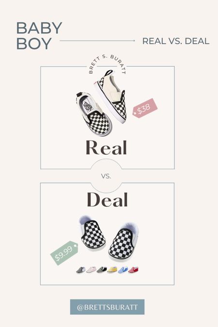 Baby boy shoes for almost 1/4 of the price! #realvsdeal 

#LTKSale #LTKkids #LTKbaby