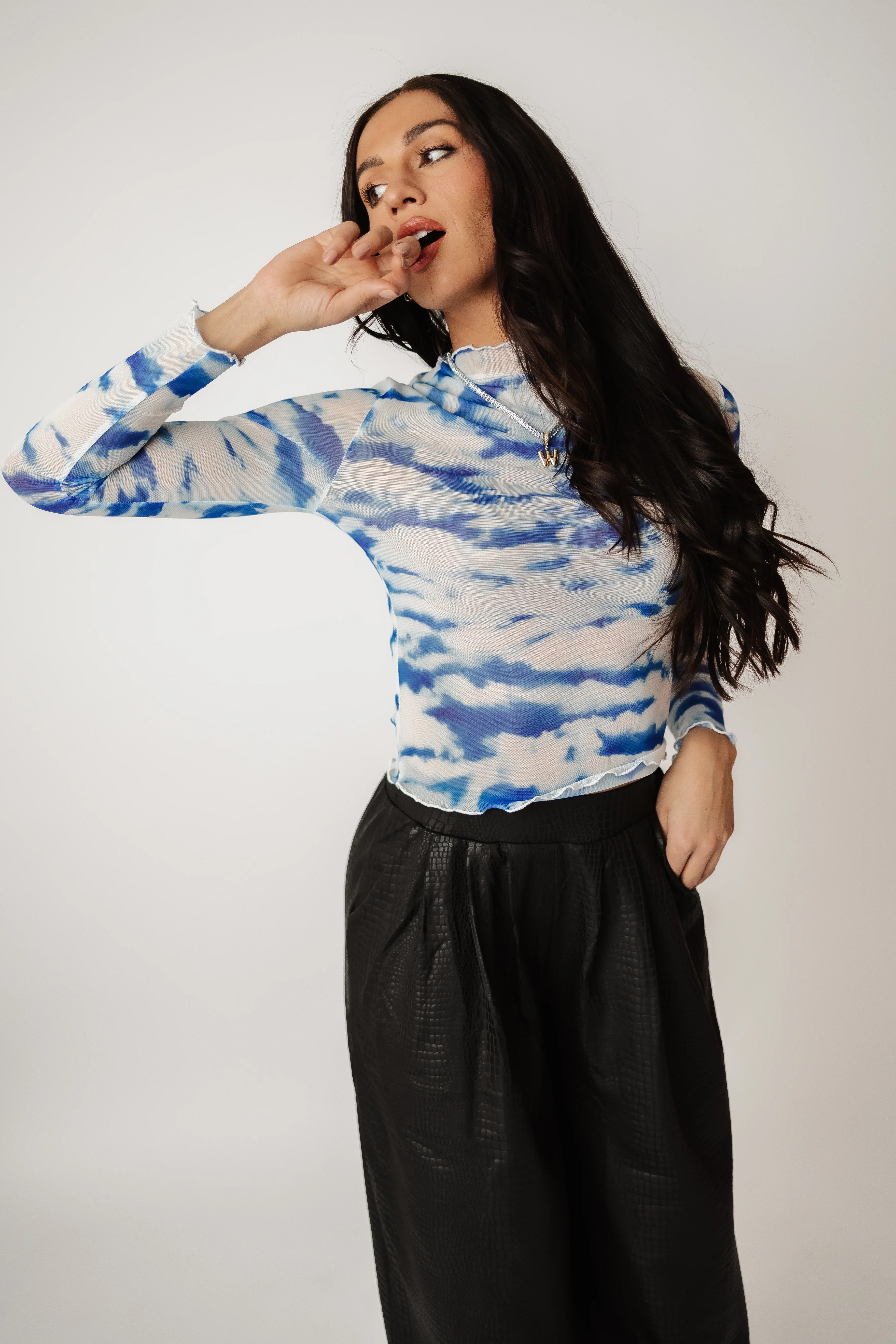 Head in The Clouds Mesh Top [S-3x] | WKNDchasers