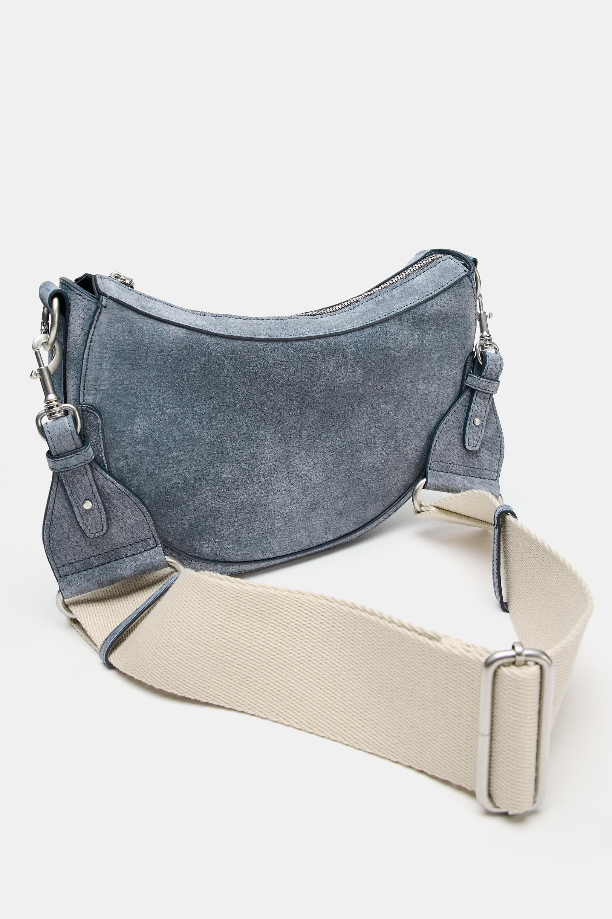 LEATHER SHOULDER BAG | Zara US