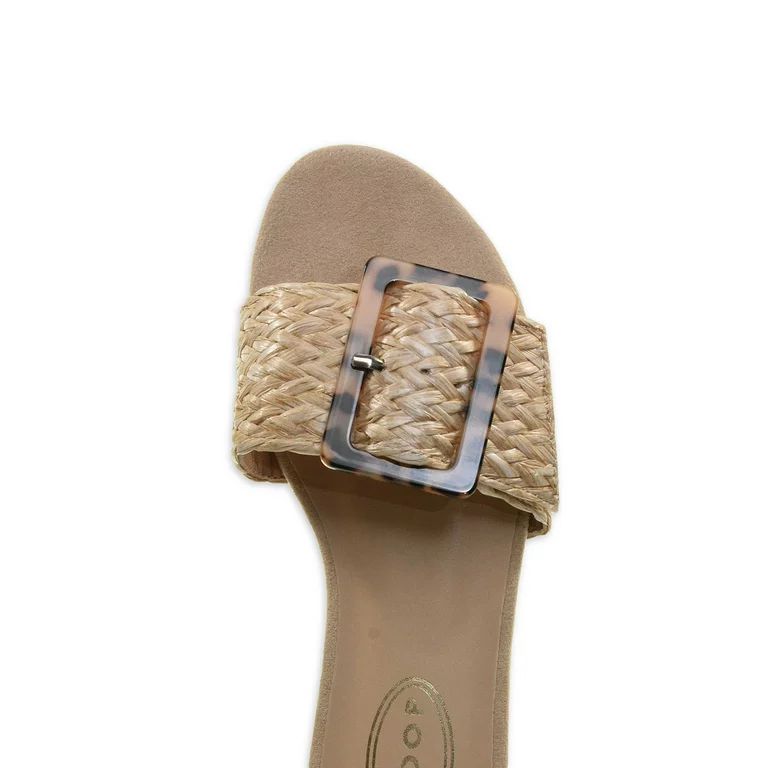 Scoop Women's Buckle Slide Sandals - Walmart.com | Walmart (US)