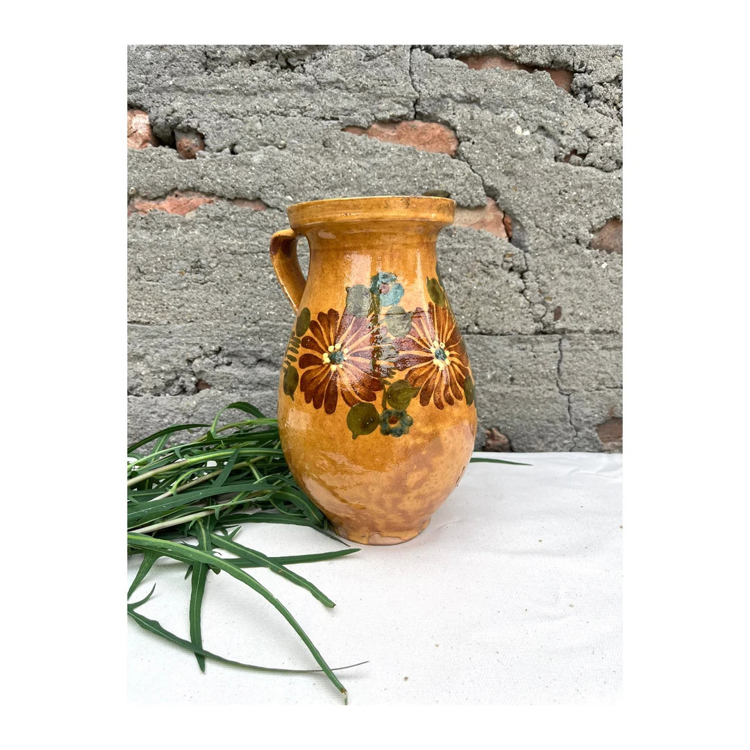 Hungarian Primitive Jug, Vintage Vase, Rustic Pottery Pitcher, Traditional Rural Pot, Historic Ve... | Etsy (Global)