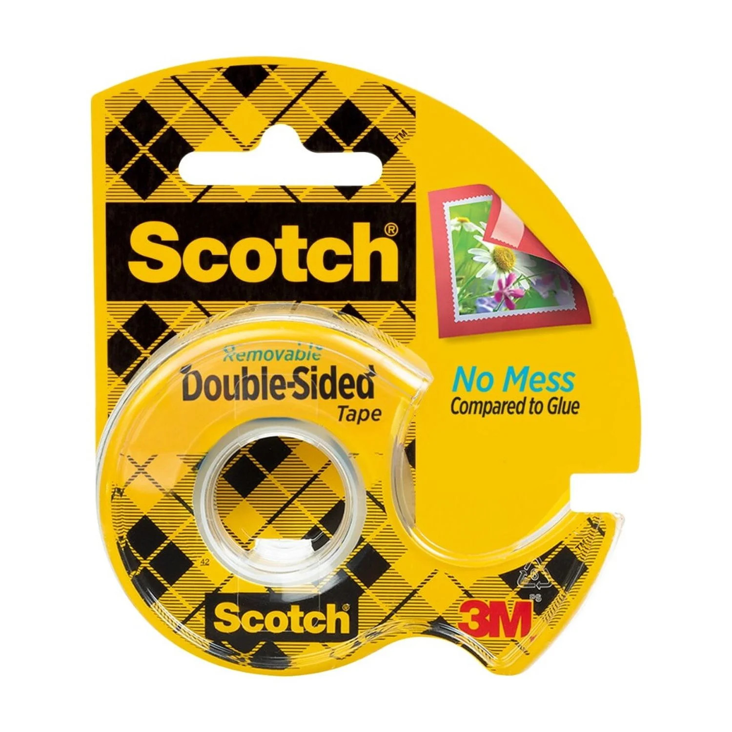 Scotch Removable Double Sided Tape, 3/4 in x 200 in, 1 Dispenser | Walmart (US)