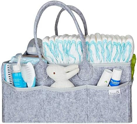 Putska Baby Diaper Caddy Organizer - Gift Registry for Baby Shower, Nursery Organizer, Neutral Ba... | Amazon (US)