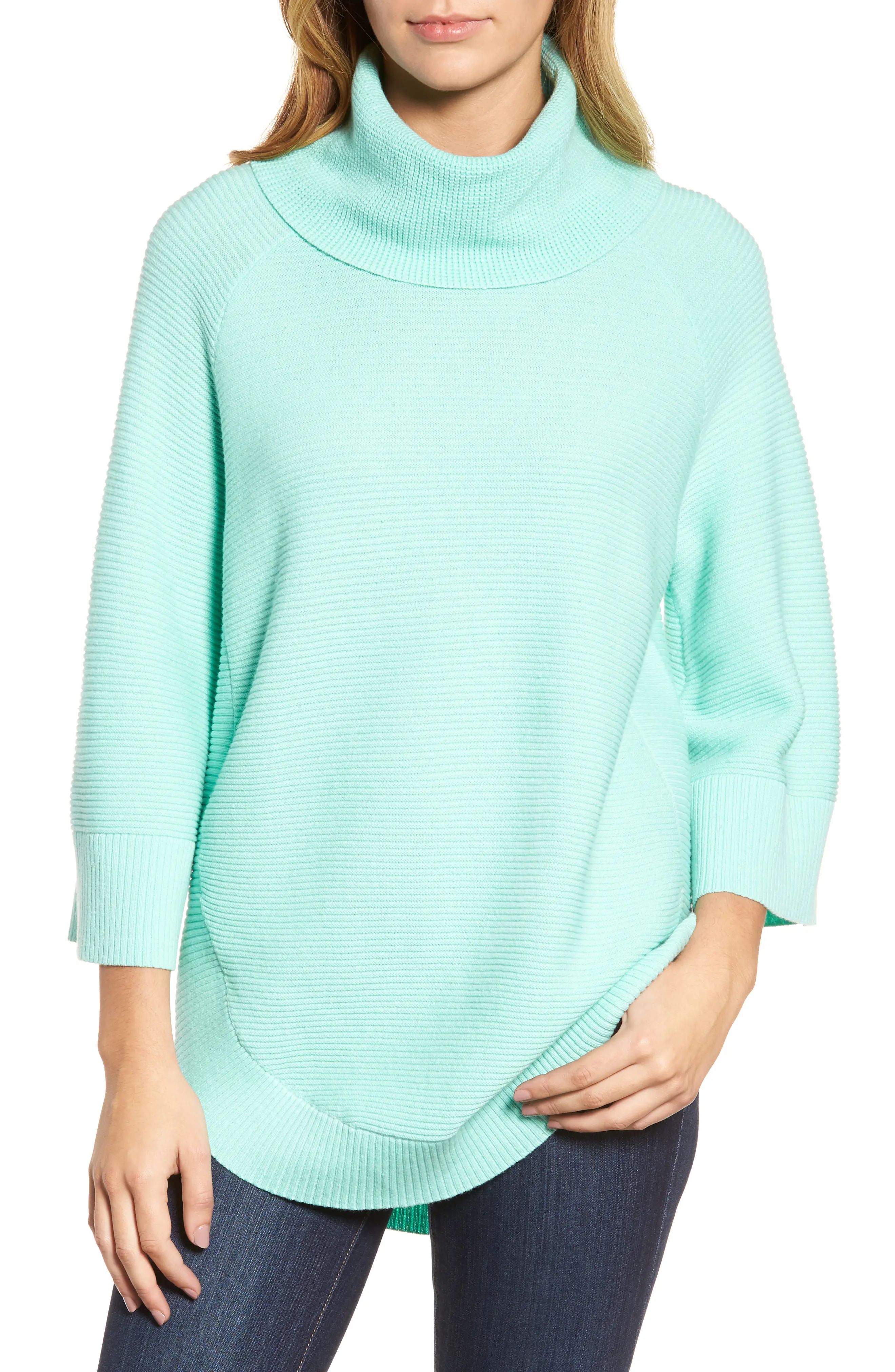 Cowl Neck Shirttail Hem Sweater | Nordstrom