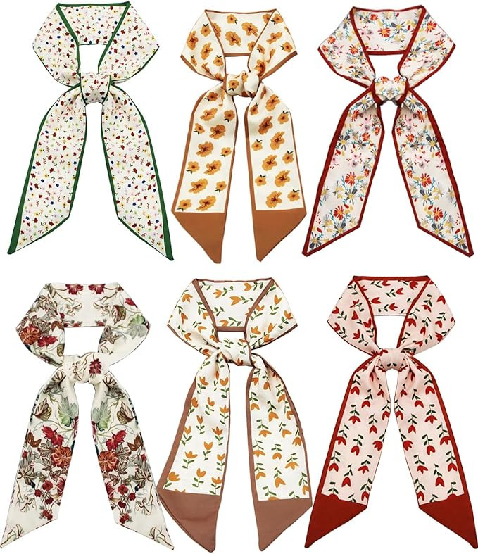 Purse Scarf Handbags For Women Skinny Hair Neck Accessories Scarves With Bag Scarfs Handle Fashio... | Amazon (US)