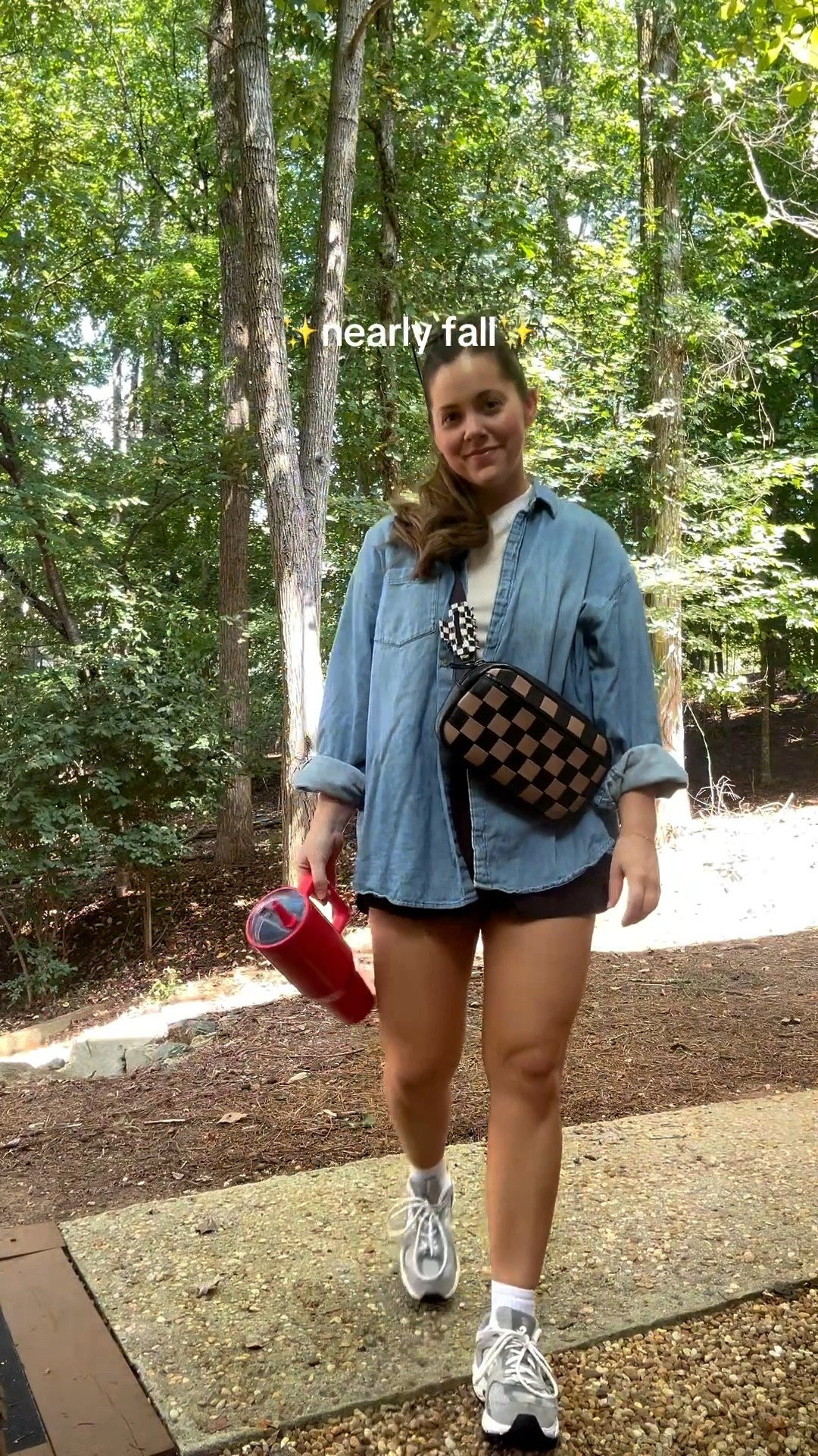 Casual layering outfit for transitioning to fall 🤗✨ Size up in the denim for an oversized look!! 

#LTKSeasonal #LTKSaleAlert #LTKStyleTip