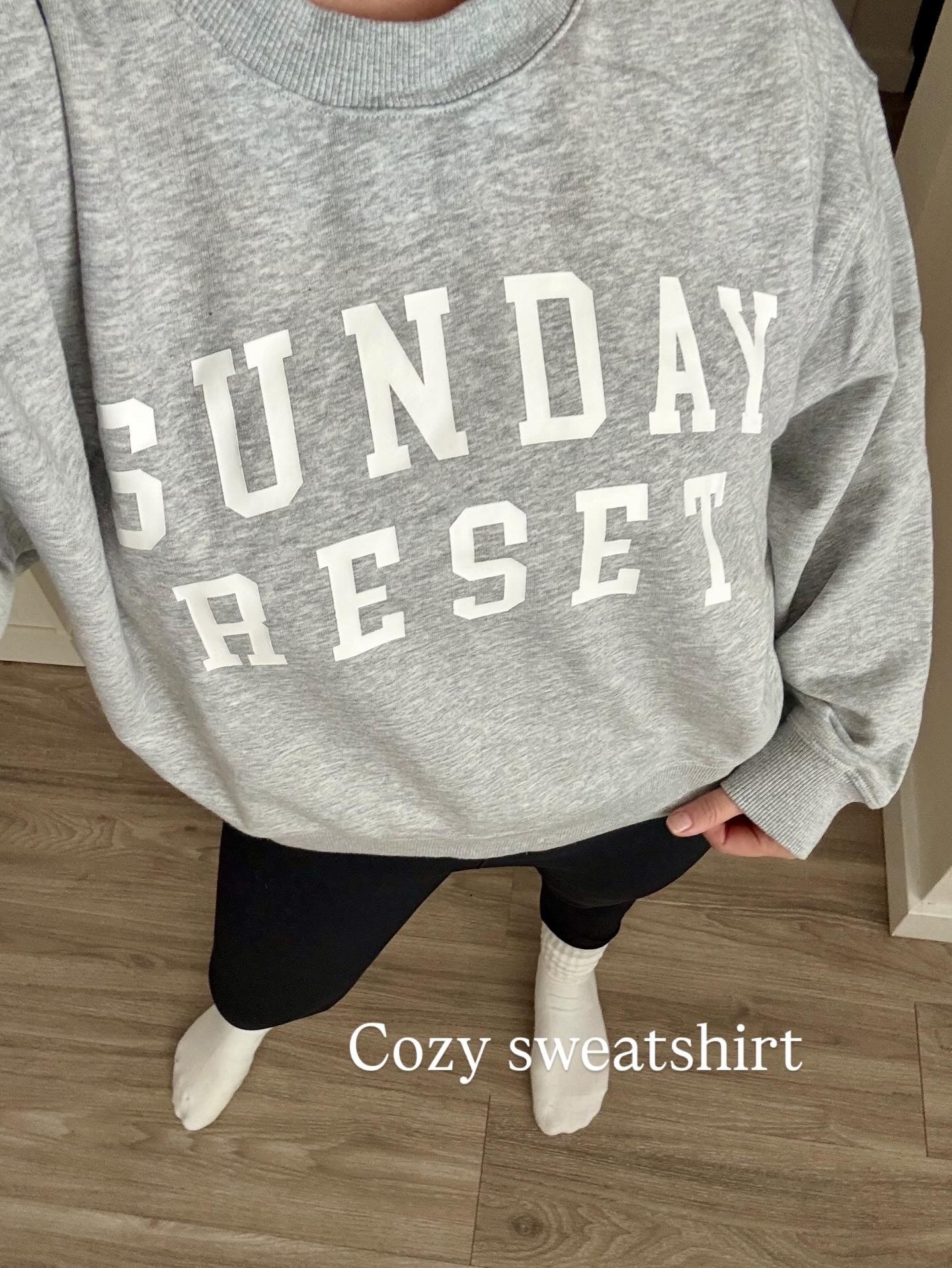 Cropped style sweatshirt! I’m wearing a size large

#LTKMidsize #LTKSaleAlert #LTKFindsUnder50
